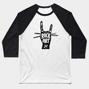 Rock and Art Baseball T-Shirt